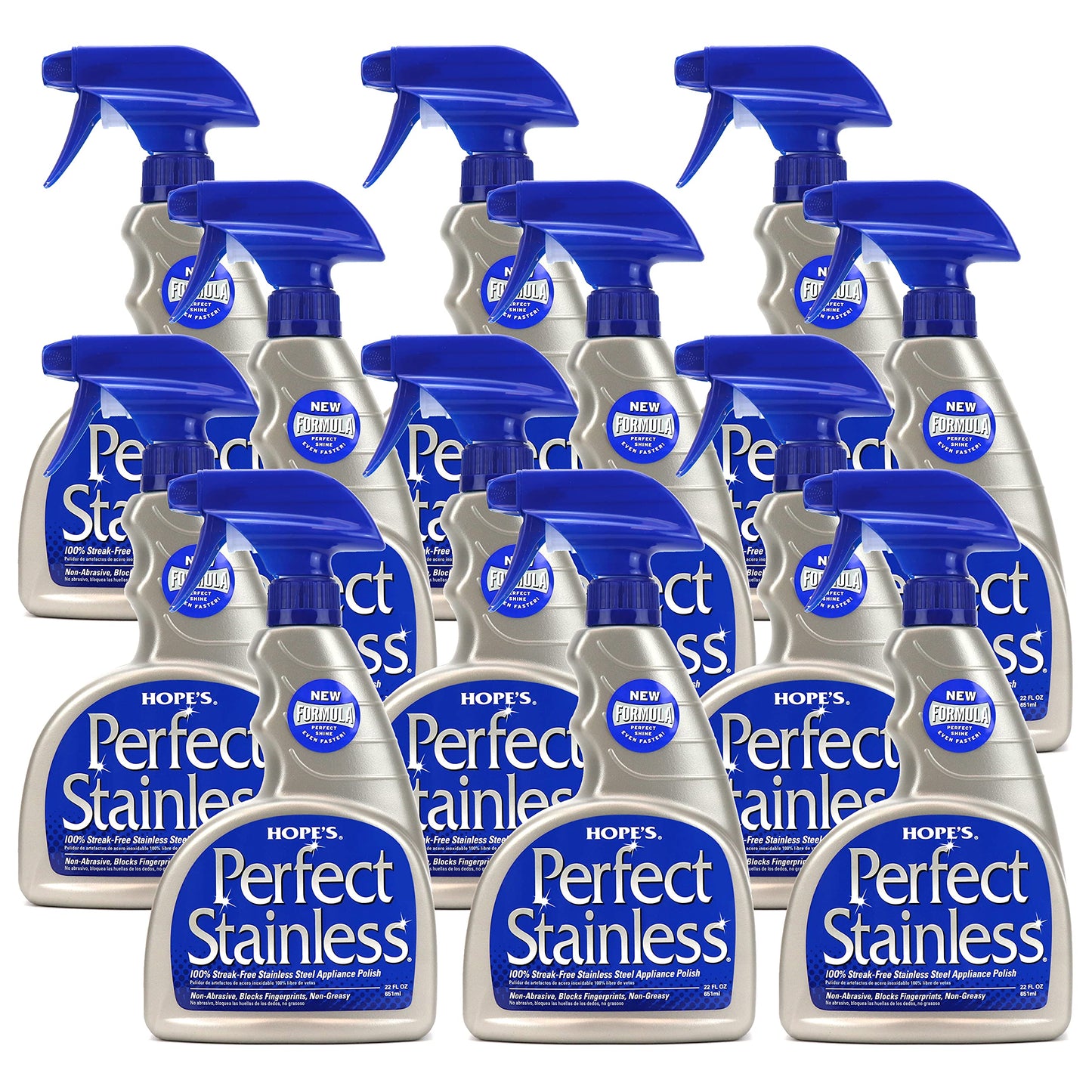 Perfect Stainless Steel Cleaner & Polish – 12 Pack (22 oz)