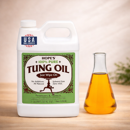 100% Pure Tung Oil – 1 Pack (32 oz)