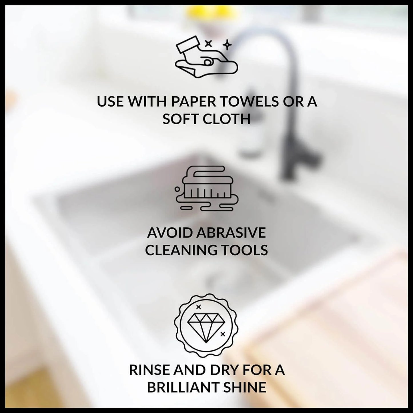 Perfect Sink Cleaner & Polish + 2 Pads – 2 Pack (8.5 oz)