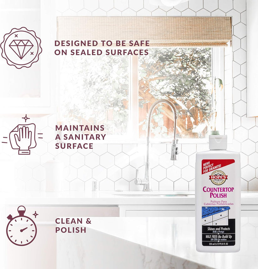 Countertop Restoration Polish – 12 Pack (8 oz) – HOPE'S