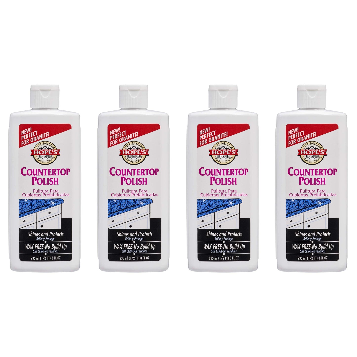 Countertop Restoration Polish – 4 Pack (8 oz)