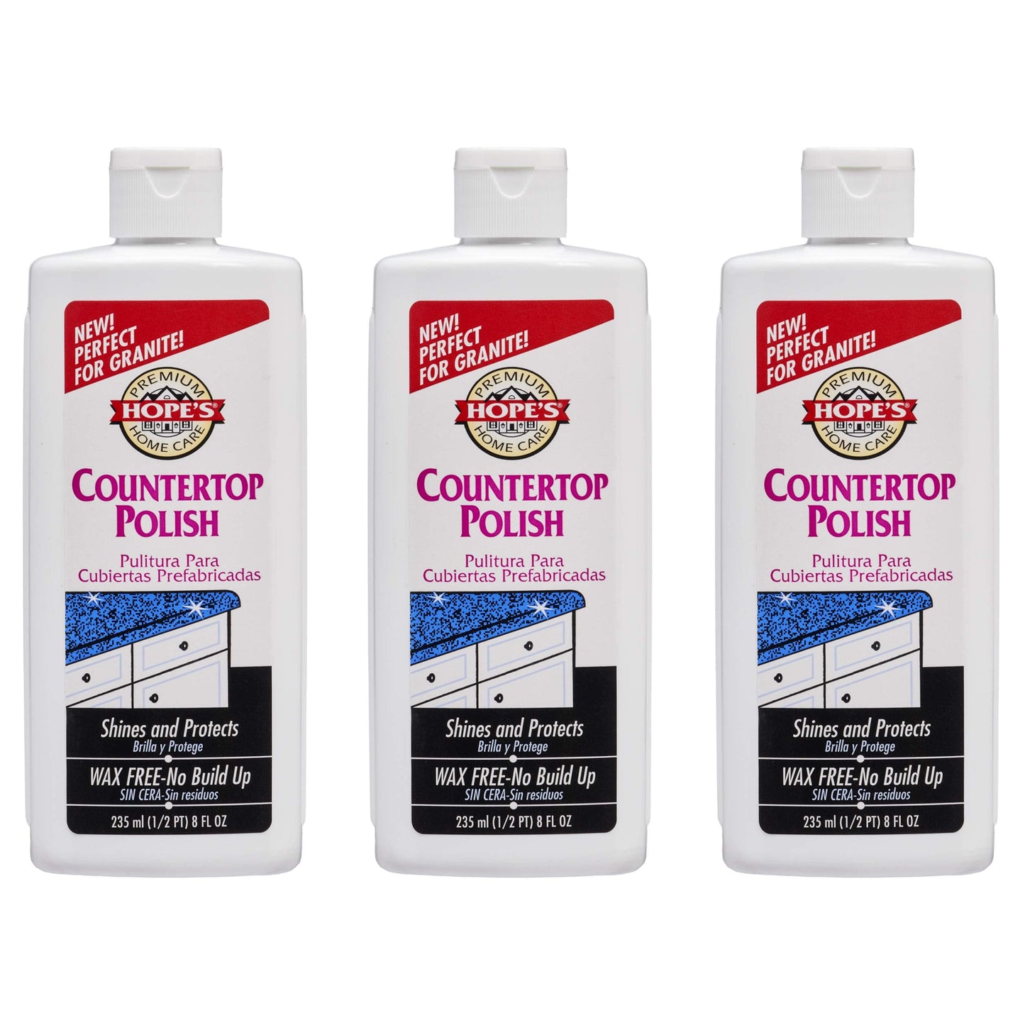 Countertop Restoration Polish – 3 Pack (8 oz)