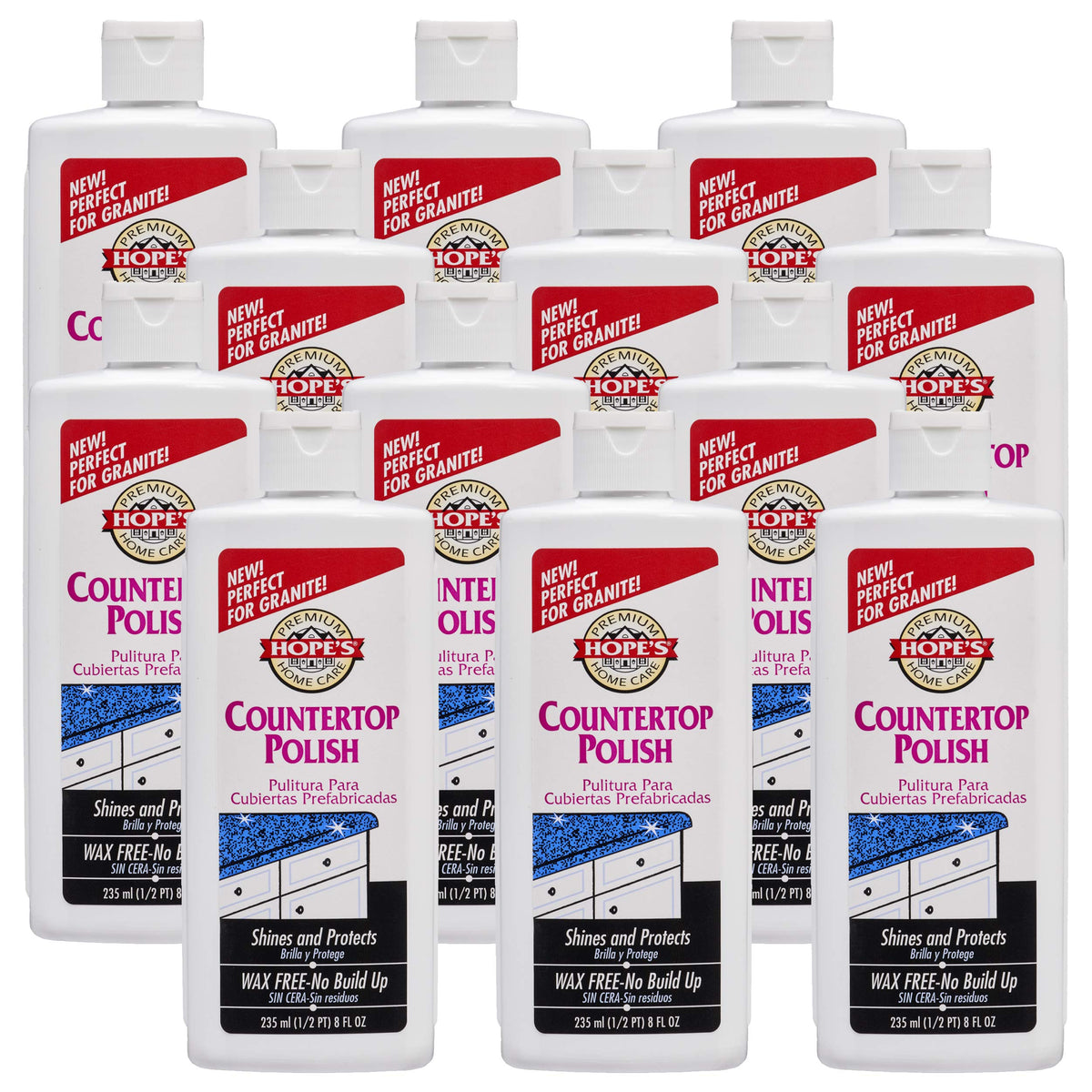 Countertop Restoration Polish – 12 Pack (8 oz) – HOPE'S