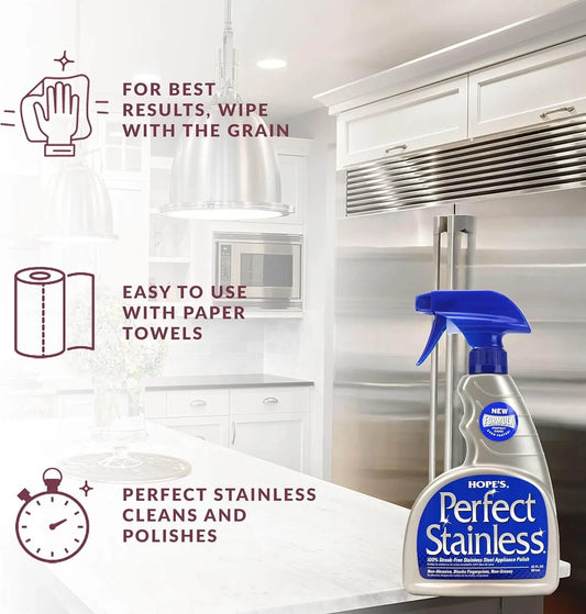 Perfect Stainless Steel Cleaner & Polish – 12 Pack (22 oz)