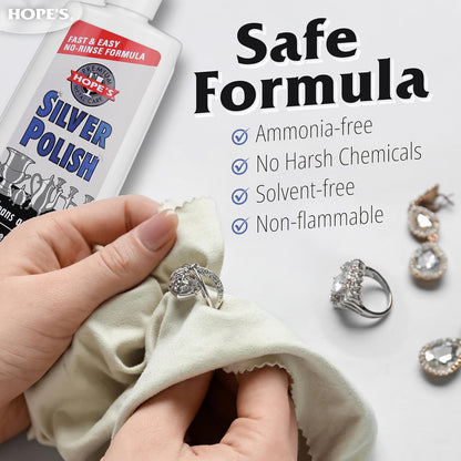 Silver Polish & Cleaner - 1 Pack (8 oz)