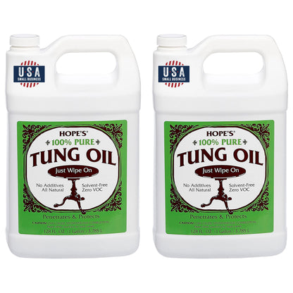 100% Pure Tung Oil – 2 Pack (128 oz)