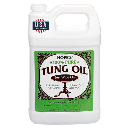 100% Pure Tung Oil – 1 Pack (128 oz)