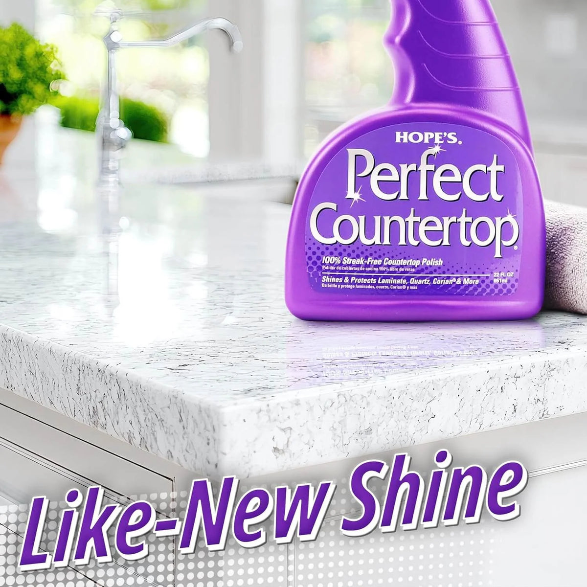 Perfect Countertop Perfect Countertop Cleaner & Polish – 1 Pack (22 oz) – HOPE'S