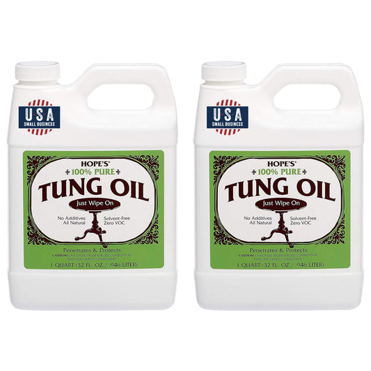 100% Pure Tung Oil – 2 Pack (32 oz)