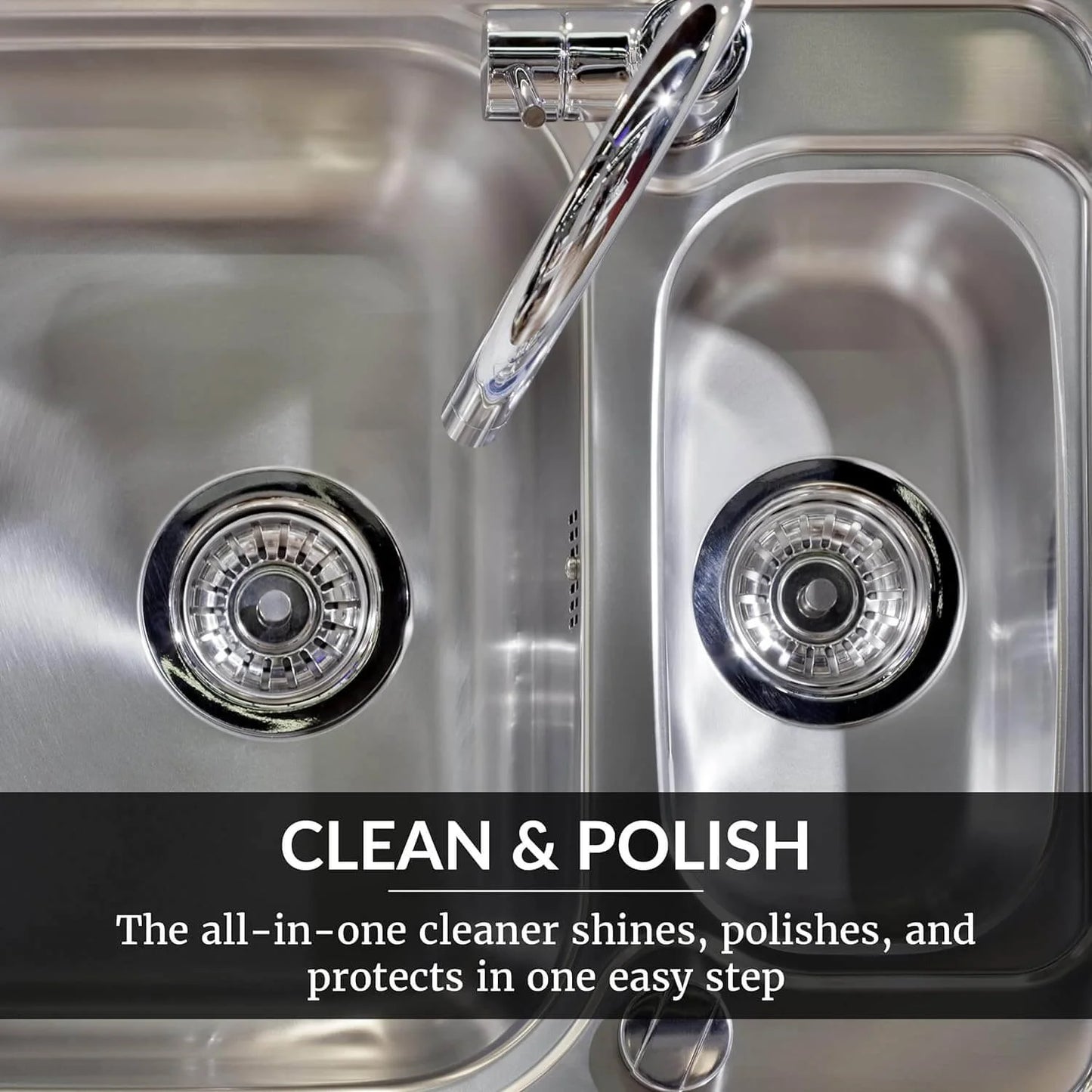 Perfect Sink Cleaner & Polish + 2 Pads – 2 Pack (8.5 oz)