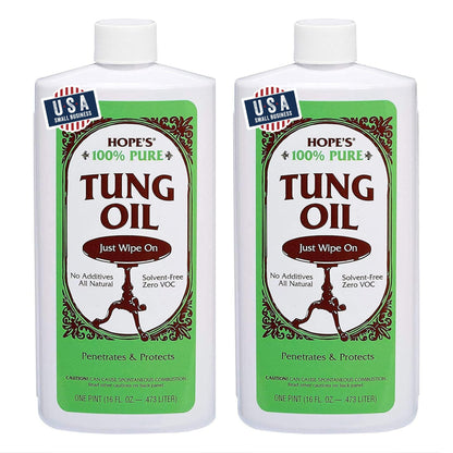 100% Pure Tung Oil – 2 Pack (16 oz)