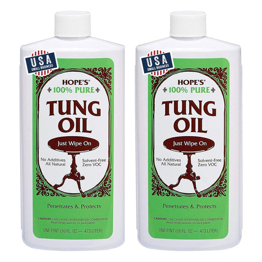 100% Pure Tung Oil – 2 Pack (16 oz)
