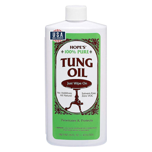 100% Pure Tung Oil – 1 Pack (16 oz)