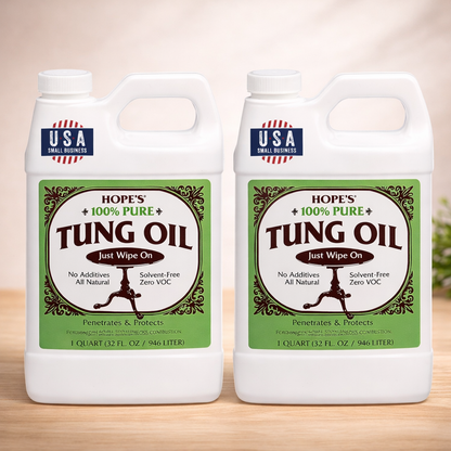 100% Pure Tung Oil – 2 Pack (32 oz)